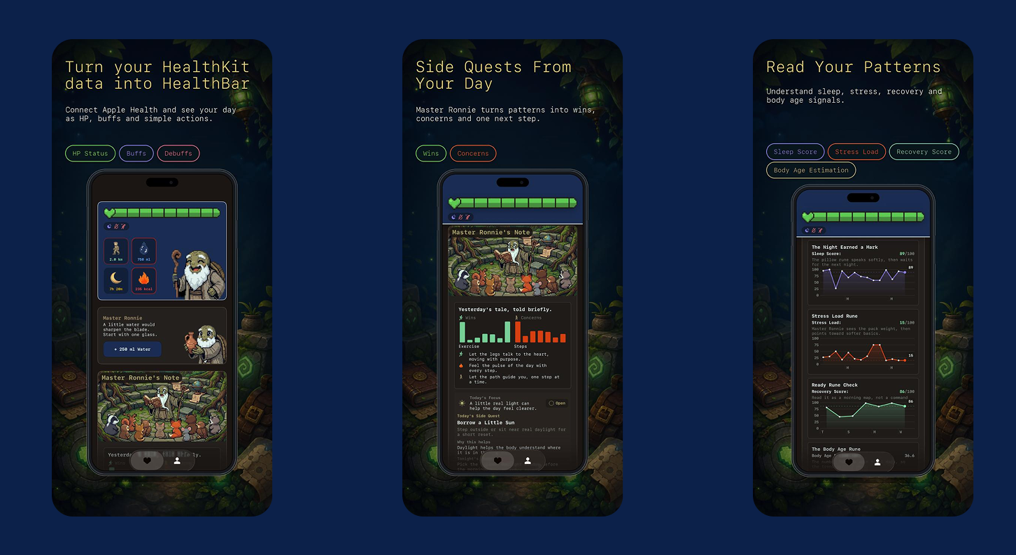 HealthBar — app preview 1