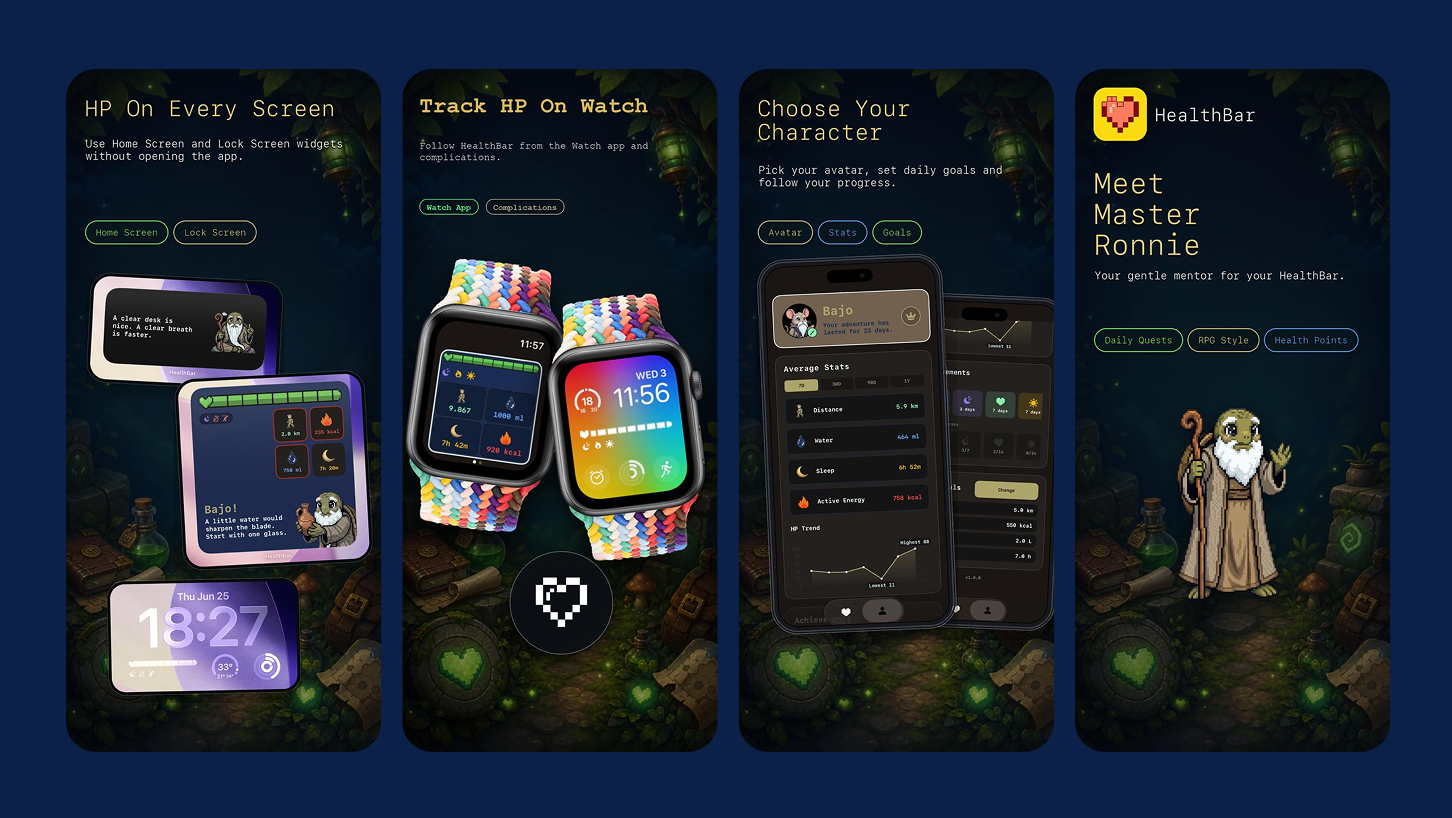 HealthBar — app preview 2