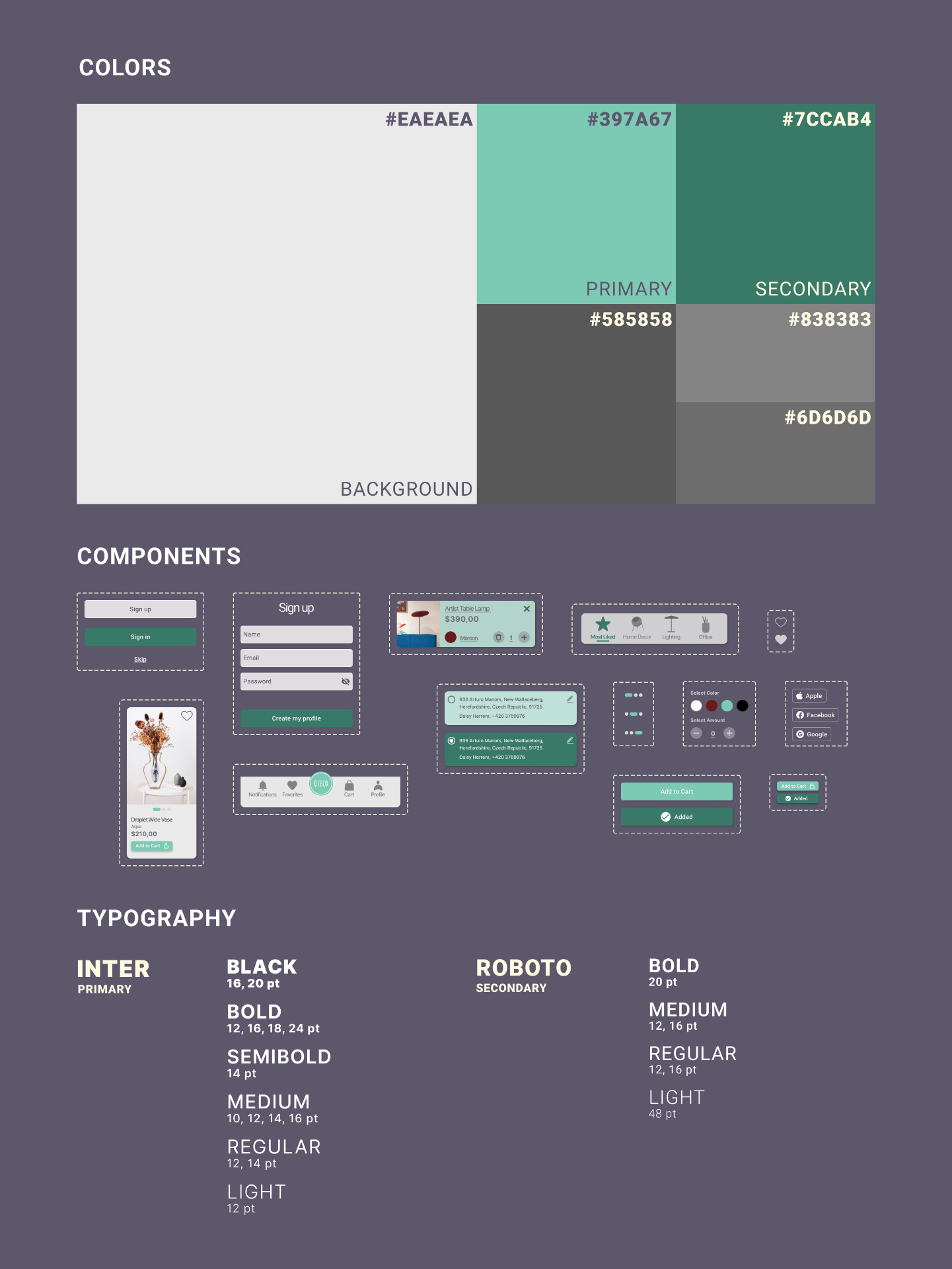 Kitbox — design system