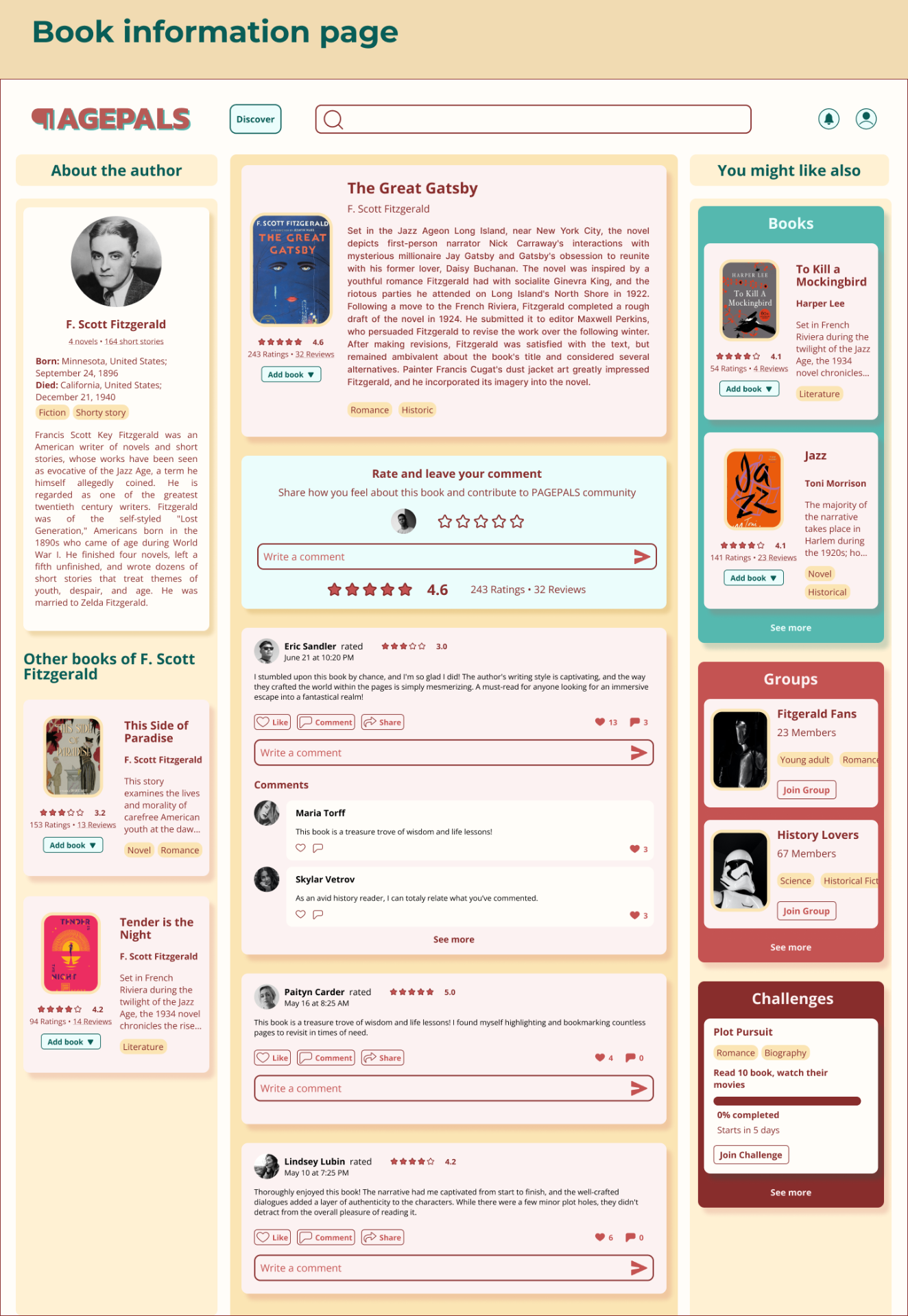 PagePals — Sign in page