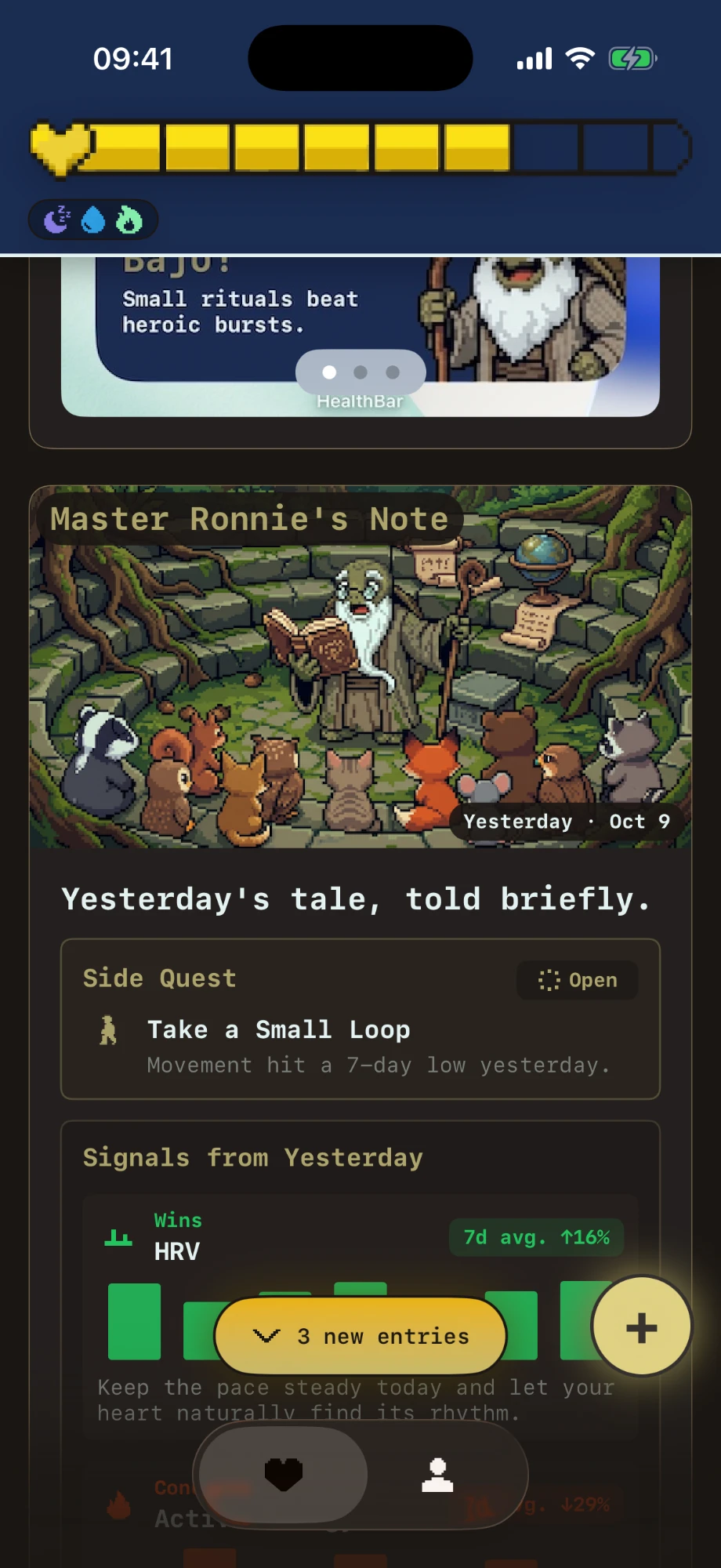 Yesterday’s tale