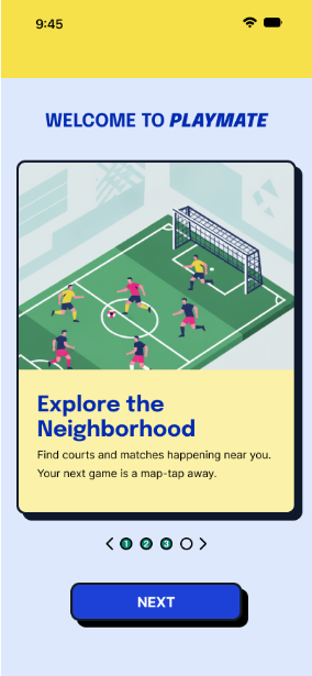 PlayMate — Explore the neighbourhood