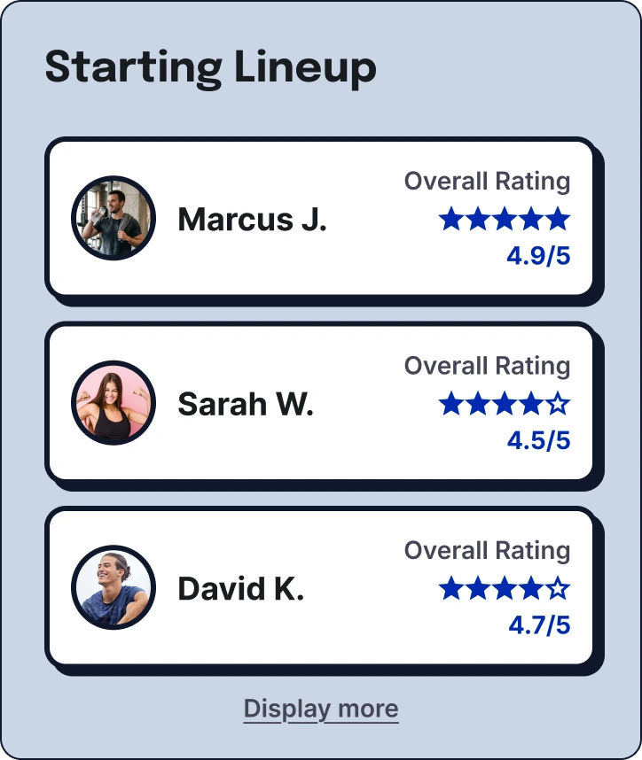 Starting lineup